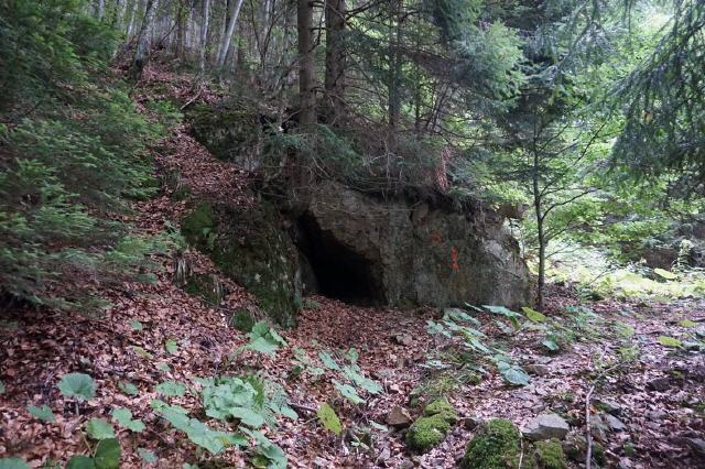 Stollenmundloch der Grube Fahl